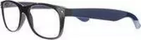 Icon Eyewear NCE013 WF Leesbril +3.50 - Glanzend zwart navy poten
