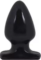 Butt plug - large - black - 11 cm. - ø 60 mm.