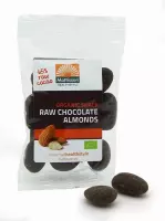 Biologische Choco Amandelen - 65% Rauwe Cacao - 35 g