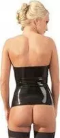 Strapless Latex Jarreteltopje