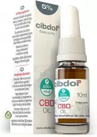 Cibdol - CBD olie 5% (500mg) - 10ml - Full spectrum - Premium CBD