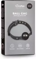 Ball gag met PVC bal - zwart