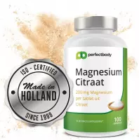 Magnesium Citraat Tabletten - 100 Tabletten - PerfectBody.nl