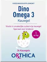 Orthica Dino Omega 3 (voedingssupplement) - 36 kauwgels