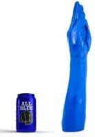 All Blue Fisting Dildo 37 x 7 cm - blauw