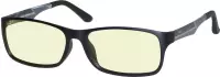 DUCO DC223 Computerbril | Blauw licht bril | Beeldschermbril | Game bril | Blauw licht filter | Zonder sterkte | Mat Zwart frame met TR90 Carbon fiber brilpoten | Unisex