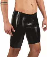 Mister b rubber fucker shorts black xs