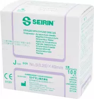 Seirin J-Type no 5 Dry Needling naalden 0,25 x 40 mm