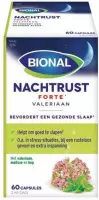 Bional Nachtrust Forte – Nachtrust – Natuurlijk voedingssupplement met valeriaan en melisse – 60 capsules
