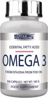 Scitec Nutrition - Scitec Essentials Omega 3 - Essential Fatty Acids - From EPA/DHA van visolie - 100 caps - 50 porties