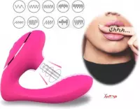 TipsToys Luchtdruk Vibrators - Dildo Clitoris Gspot Stimulator Seksspeeltjes Roze