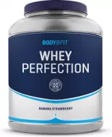 Body & Fit® Whey Perfection - Proteine Poeder / Whey Protein - Eiwitshake - 2268 gram (81 shakes) Banaan & Aardbei smaak