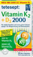 tetesept Vitamine K + D3 (30 Mini-Tabletten)