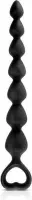 Glamy Back - Anale Kralen - Siliconen - 26,5 x 3,3 cm - Zwart
