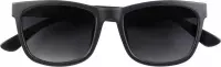 Babsee-zonnebril met leesgedeelte model Neil- Mat Zwart- Sterkte +2.5