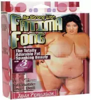 Fatima Fong opblaaspop - Beige - Sextoys - Masturbators - Toys voor heren - Opblaaspoppen