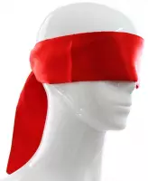 Zijde Masker Rood - Mooie zijde Blinddoek - Ideaal item voor sex spelletjes - Voor koppels - Leuk cadeau voor je partner - Spannend - Sex toys - Spannend attribuut - Seksspeeltjes