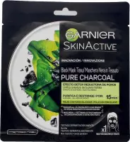 Garnier Pure Charcoal Black Mask Tissu Detox Effect 28 G