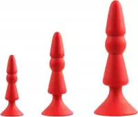 Menzstuff Rode Buttplug Set