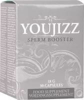 Shots Pharmquests erectie formule Youjizz Spermbooster - 30 Capsules wit,grijs
