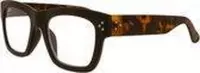 Icon Eyewear NCD301 Rumble Leesbril +4.00 - Mat zwart montuur, demi poten