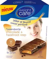 Weight Care snack reep chocolade-hazelnoot - 8 stuks