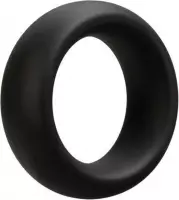 OptiMALE - Zwarte Cockring - 35mm - Dildo - Vibrator - Penis - Penispomp - Extender - Buttplug - Sexy - Tril ei - Erotische - Man - Vrouw - Penis - Heren - Dames