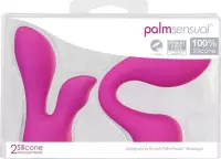 Palm Sensuals Massager Heads - Roze - Sextoys - Wand Vibrators & Accessoires - Vibo's - Vibrator Opzetstukken
