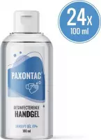 Desinfecterende Handgel 100 ml 24 stuks | Paxontac | Handige meeneemverpakking handalcohol | Ontsmetting | Densept gel 70% | Antibacterieel | Geproduceerd en Verzonden uit Nederlan