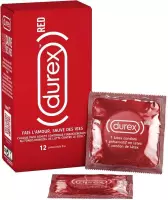 Durex condooms Thin Feel - Red - 12 stuks