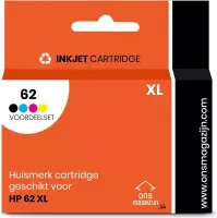 G&G HP 62 XL - Huismerk Inktcartridge - Zwart / Kleur