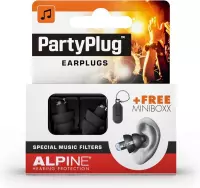 Alpine  PartyPlug - Oordoppen - Zwart - 6 paar