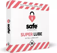 Safe Condooms - SuperLube - Extra Glijmiddel - 36 stuks