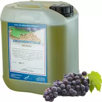 Druivenpitolie 5 liter - 100% Natuurlijk - biologisch en koudgeperst - grapeseed oil