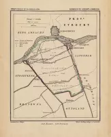Historische kaart, plattegrond van gemeente Groot-Ammers in Zuid Holland uit 1867 door Kuyper van Kaartcadeau.com