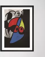 Joan Miro Poster 5 - 60x80cm Canvas - Multi-color