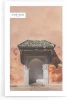 Walljar - Moroccan Wall - Muurdecoratie - Poster
