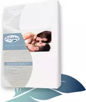 24-bedding - Duopak 2 stuks! - Molton Matrasbeschermer - 80x210 cm - 100% katoen - Ademend & absorberend - verlengt de levensduur van uw matras