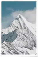 JUNIQE - Poster Highest Peak @NithidSanbundit -13x18 /Blauw & Wit