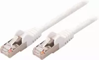Nedis CAT5e-Kabel | SF/UTP | RJ45 Male | RJ45 Male | 0.50 m | Rond | PVC | Wit | Polybag