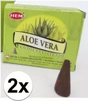 Wierook Aloe Vera 20 kegeltjes