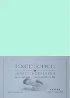 Excellence Jersey Hoeslaken - Litsjumeaux - 180x200/210 cm - Mint Green