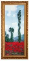 Goebel - Claude Monet | Schilderij Papaverveld II | Porselein - 57cm - Limited Edition