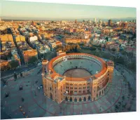 Las Ventas arena voor stierengevechten in Madrid,  - Foto op Plexiglas - 90 x 60 cm