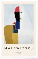 JUNIQE - Poster Malewitsch - Female Torso II -20x30 /Bruin & Ivoor