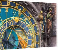 Detail van de Astronomische Klok van Praag - Foto op Plexiglas - 60 x 40 cm