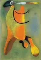 Joan Miro Abstract Watercolor Poster 5 - 40x50cm Canvas - Multi-color