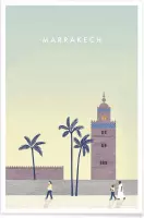 JUNIQE - Poster Marrakesh - retro -20x30 /Bruin