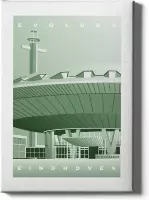 Walljar - Evoluon - Muurdecoratie - Poster met lijst