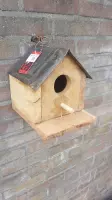 birdhouse iron/wood | 20x20 | mix colour